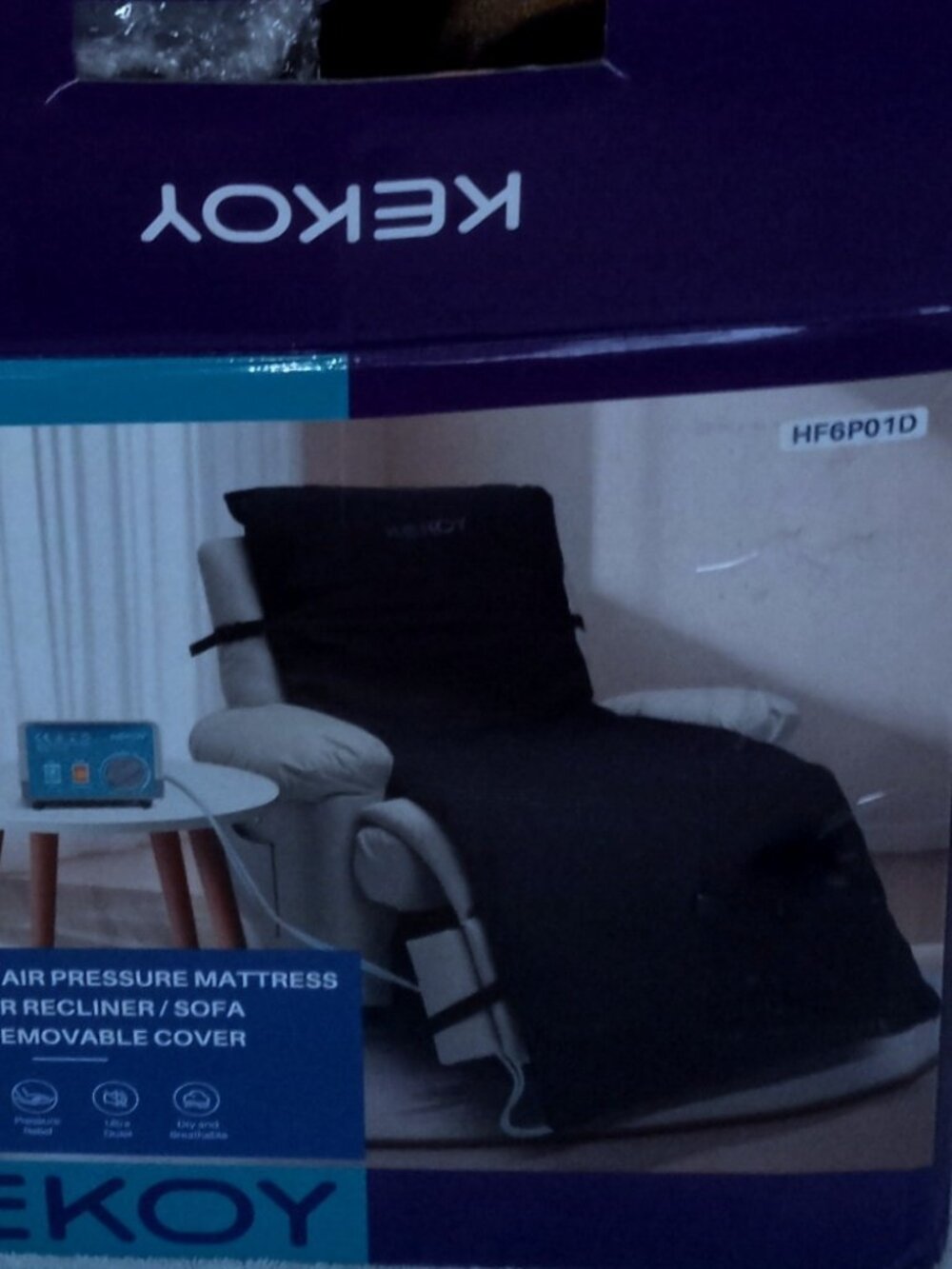 Like New KEKOY Alternating Air Pressure Mattress Pad for a Recliner  (Omaha, Ne)
